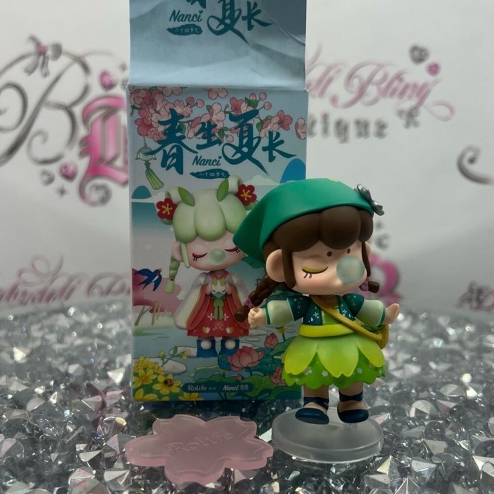 Rolife x Nanci Green Floral Girl Collectible Figure - Cute Kawaii Collectible